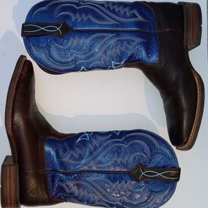 MENS ARIAT "FAST TIME" LEATHER BOOTS SIZE 13